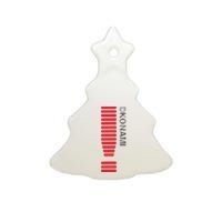 Konami Alert Embroidered Ceramic Tree Ornament