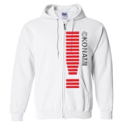 Konami Alert Embroidered Full Zip Hoodie