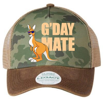 Kangaroo Australia G'Day Mate Australian Symbol Legacy Tie Dye Trucker Hat