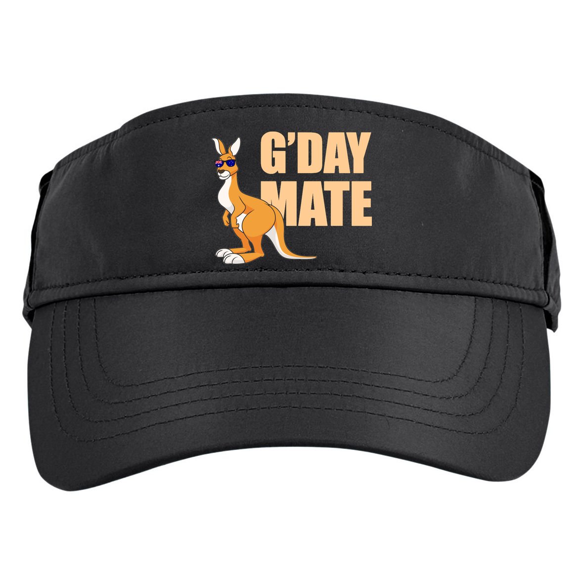 Kangaroo Australia G'Day Mate Australian Symbol Adult Drive Performance Visor