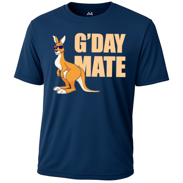 Kangaroo Australia G'Day Mate Australian Symbol Cooling Performance Crew T-Shirt