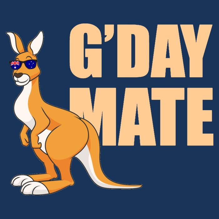 Kangaroo Australia G'Day Mate Australian Symbol Cooling Performance Crew T-Shirt