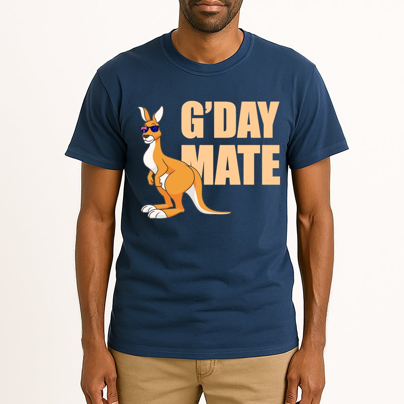 Kangaroo Australia G'Day Mate Australian Symbol Tall T-Shirt