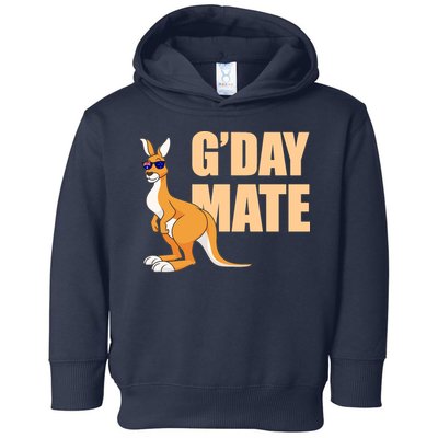 Kangaroo Australia G'Day Mate Australian Symbol Toddler Hoodie