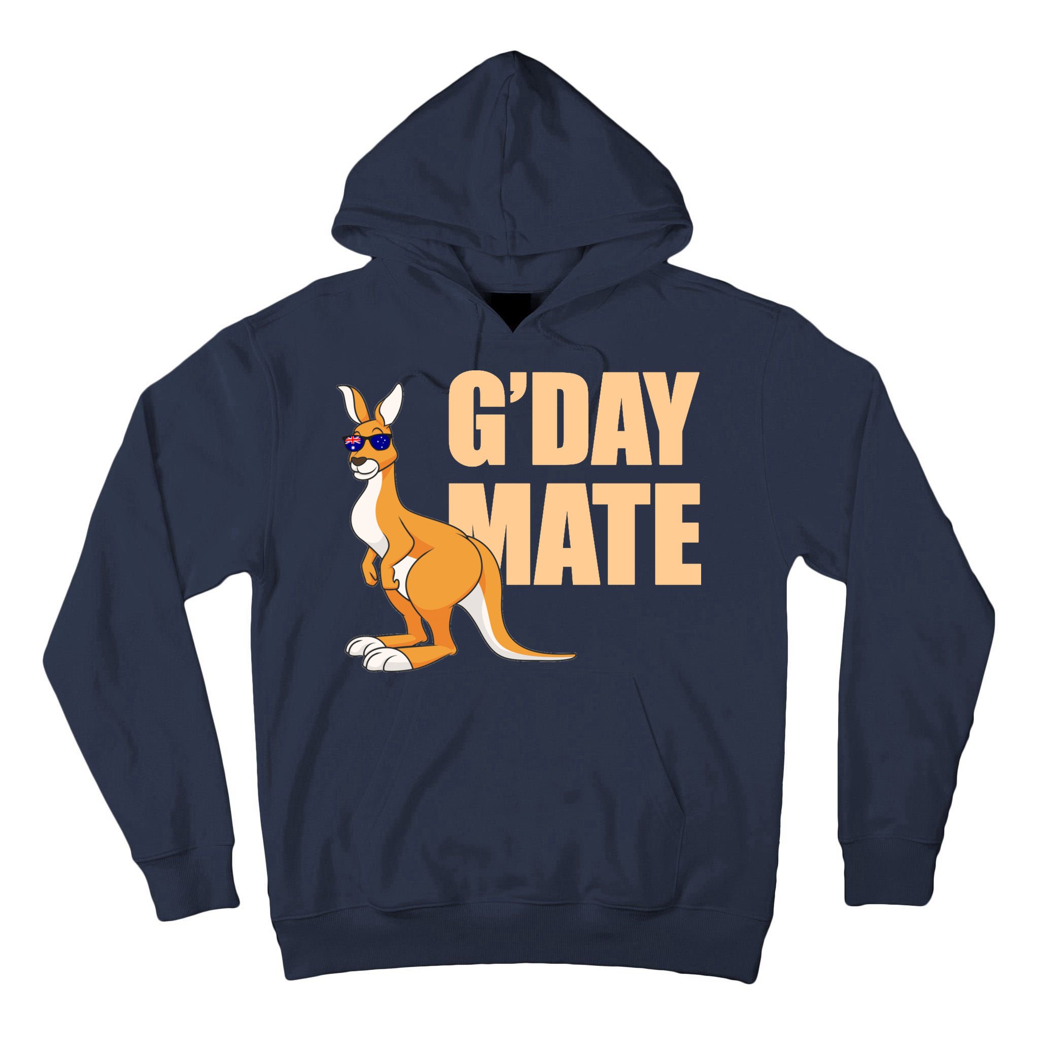 Kangaroo Australia G'Day Mate Australian Symbol Tall Hoodie
