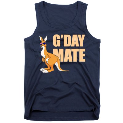 Kangaroo Australia G'Day Mate Australian Symbol Tank Top