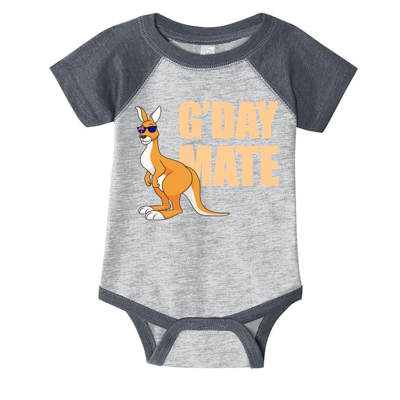 Kangaroo Australia G'Day Mate Australian Symbol Infant Baby Jersey Bodysuit