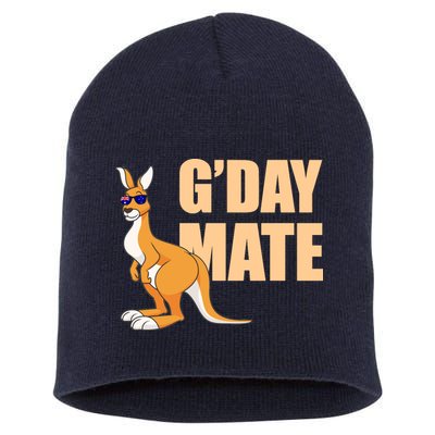 Kangaroo Australia G'Day Mate Australian Symbol Short Acrylic Beanie