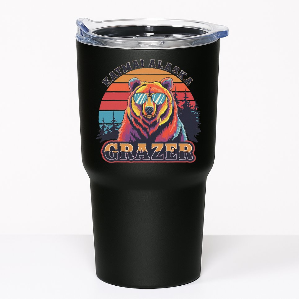Katmai Alaska Grazer Vintage Fat Bear Week 2024 Tumbler
