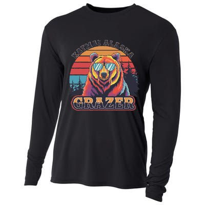 Katmai Alaska Grazer Vintage Fat Bear Week 2024 Cooling Performance Long Sleeve Crew