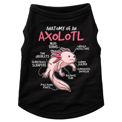 Kids Axolotl Gift Axolotl Stuff Anatomy Of An Axolotl Doggie Tank