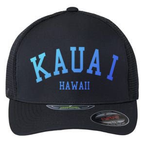 Kauai Aloha Hawaii Tribe Beach Gift Flexfit Unipanel Trucker Cap