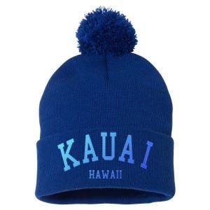 Kauai Aloha Hawaii Tribe Beach Gift Pom Pom 12in Knit Beanie