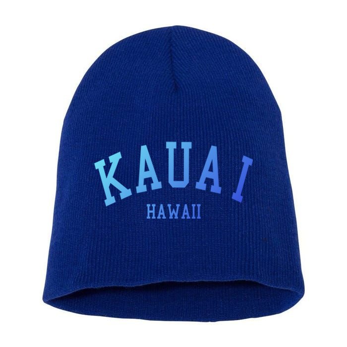 Kauai Aloha Hawaii Tribe Beach Gift Short Acrylic Beanie