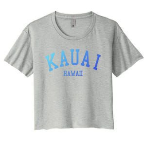 Kauai Aloha Hawaii Tribe Beach Gift Women's Crop Top Tee