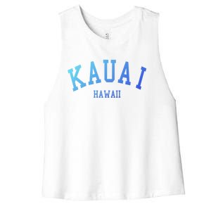 Kauai Aloha Hawaii Tribe Beach Gift Women's Racerback Cropped Tank