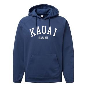 Kauai Aloha Hawaii Tribe Beach Gift Performance Fleece Hoodie