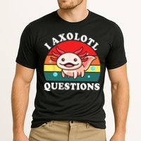 Kids Axolotl I Axolotl Questions Retro Cute Anime Performance Shirt