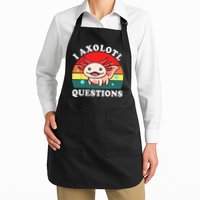 Kids Axolotl I Axolotl Questions Retro Cute Anime Apron