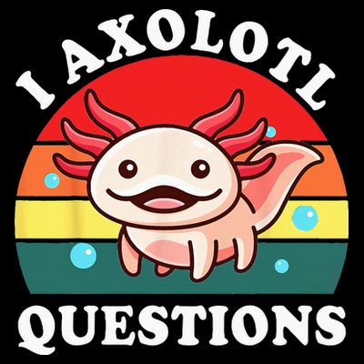 Kids Axolotl I Axolotl Questions Retro Cute Anime T-Shirt