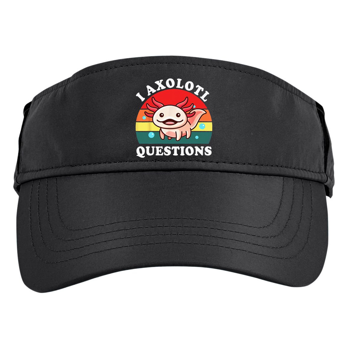 Kids Axolotl I Axolotl Questions Retro Cute Anime Adult Drive Performance Visor