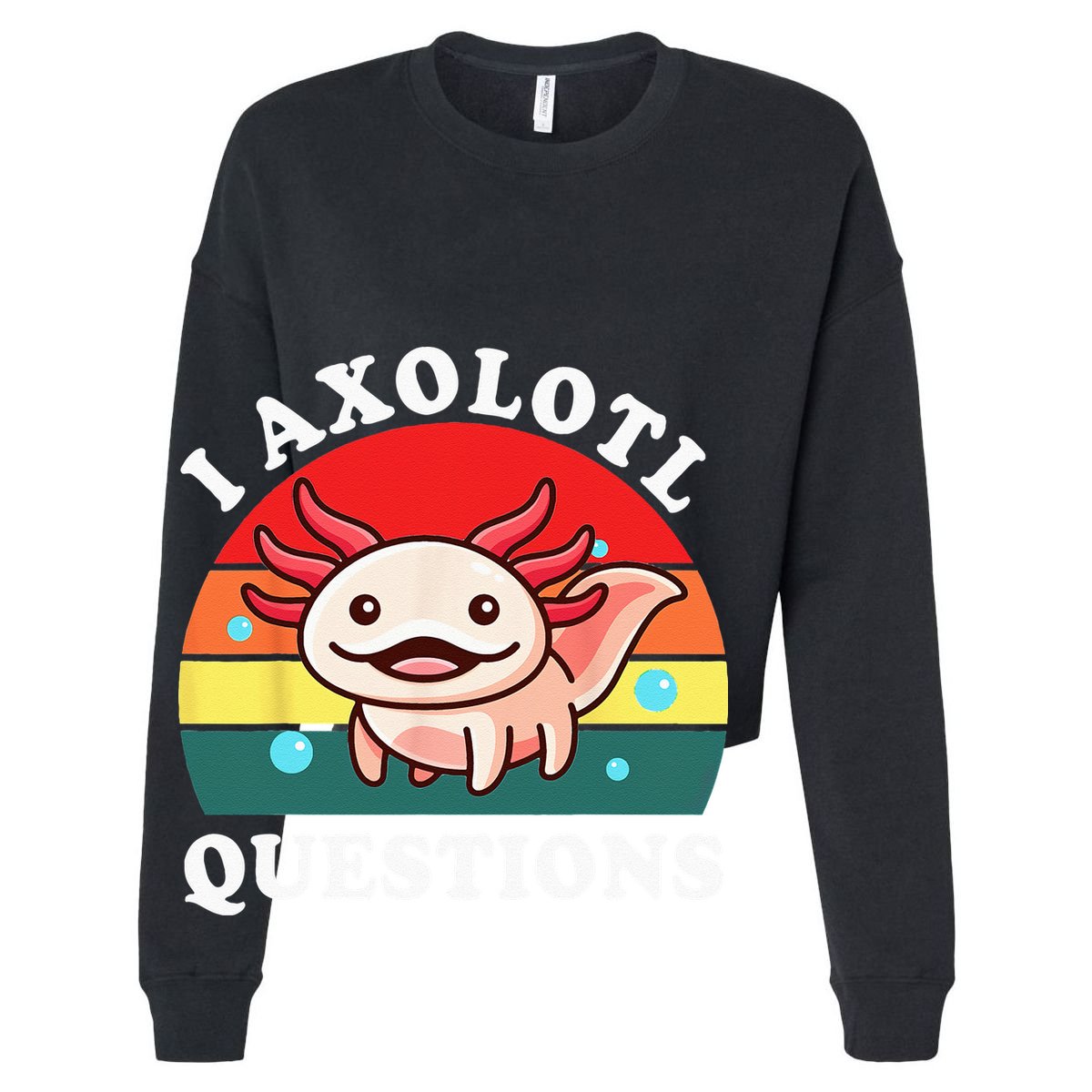 Kids Axolotl I Axolotl Questions Retro Cute Anime 12oz Stainless Steel Coffee Mug