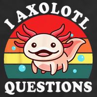 Kids Axolotl I Axolotl Questions Retro Cute Anime 12oz Stainless Steel Coffee Mug