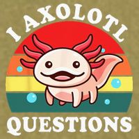 Kids Axolotl I Axolotl Questions Retro Cute Anime Garment-Dyed Women's Muscle Tee
