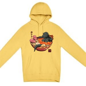 Kaiju Lava Ramen Premium Pullover Hoodie