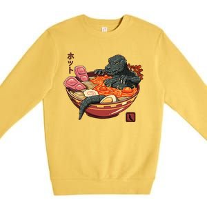 Kaiju Lava Ramen Premium Crewneck Sweatshirt