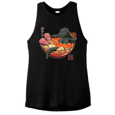 Kaiju Lava Ramen Ladies PosiCharge Tri-Blend Wicking Tank