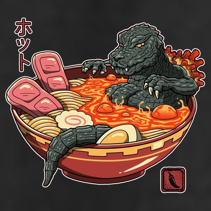 Kaiju Lava Ramen 11oz C Handle Ceramic Mug