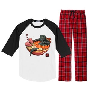 Kaiju Lava Ramen Raglan Sleeve Pajama Set