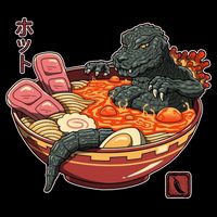 Kaiju Lava Ramen Baby Bodysuit