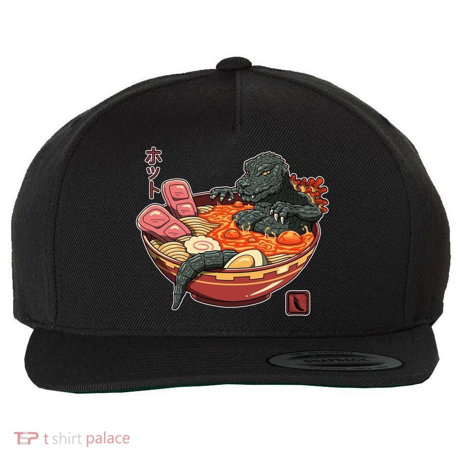 Kaiju Lava Ramen Wool Snapback Cap