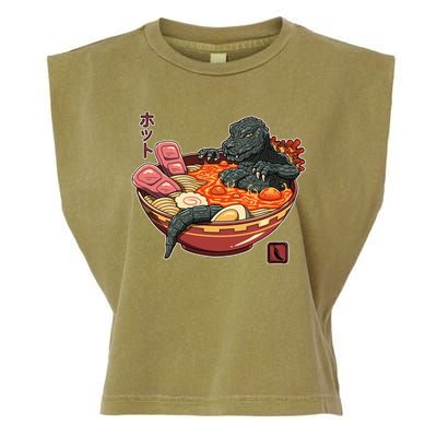 Kaiju Lava Ramen Garment-Dyed Women's Muscle Tee
