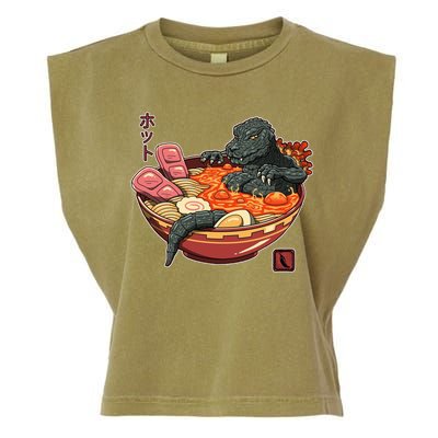 Kaiju Lava Ramen Garment-Dyed Women's Muscle Tee