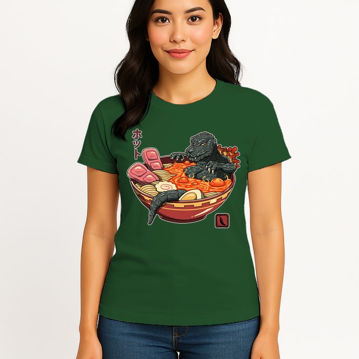 Kaiju Lava Ramen Womens T-Shirt