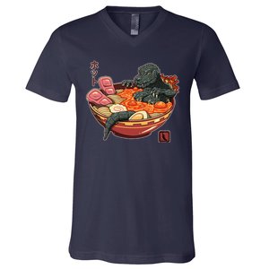 Kaiju Lava Ramen V-Neck T-Shirt