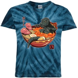 Kaiju Lava Ramen Kids Tie-Dye T-Shirt