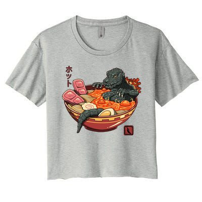 Kaiju Lava Ramen Women's Crop Top Tee