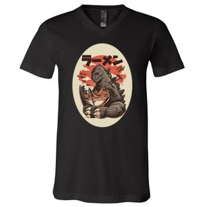 Kaiju's Ramen V-Neck T-Shirt