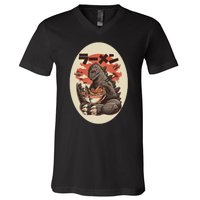 Kaiju's Ramen V-Neck T-Shirt