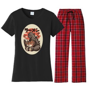 Kaiju's Ramen Women's Flannel Pajama Set