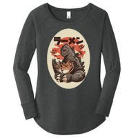 Kaiju's Ramen Women's Perfect Tri Tunic Long Sleeve Shirt