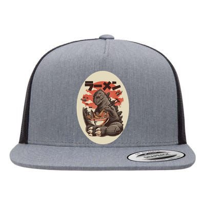 Kaiju's Ramen Flat Bill Trucker Hat