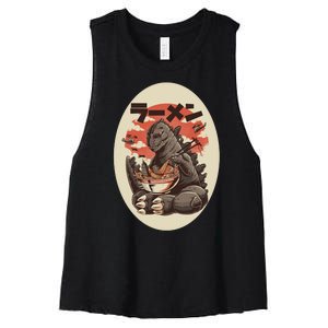 Kaiju's Ramen Women's Racerback Cropped Tank