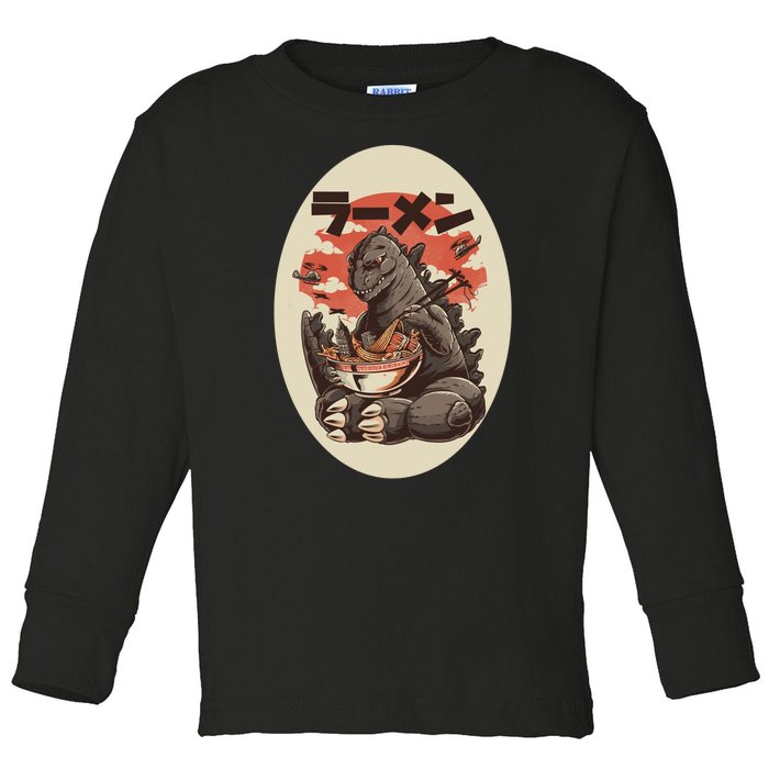 Kaiju's Ramen Toddler Long Sleeve Shirt