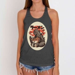 Kaiju's Ramen Women's Knotted Racerback Tank