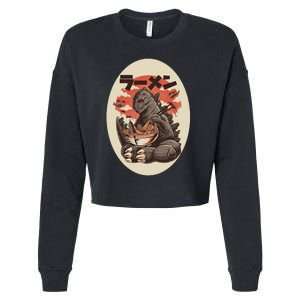 Kaiju's Ramen Cropped Pullover Crew